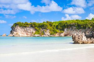 Macao Beach landscape, popular touristic resort of Dominican Republic, Hispaniola Island